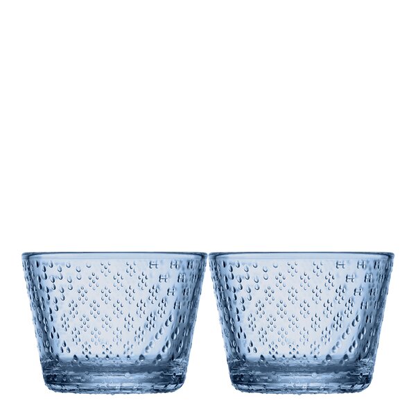 Tundra glass 16 cl 2 stk aqua