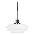 DL31 pendel 15 cm opal/krom