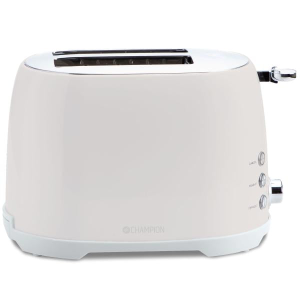 Brødrister 2 skiver creme white