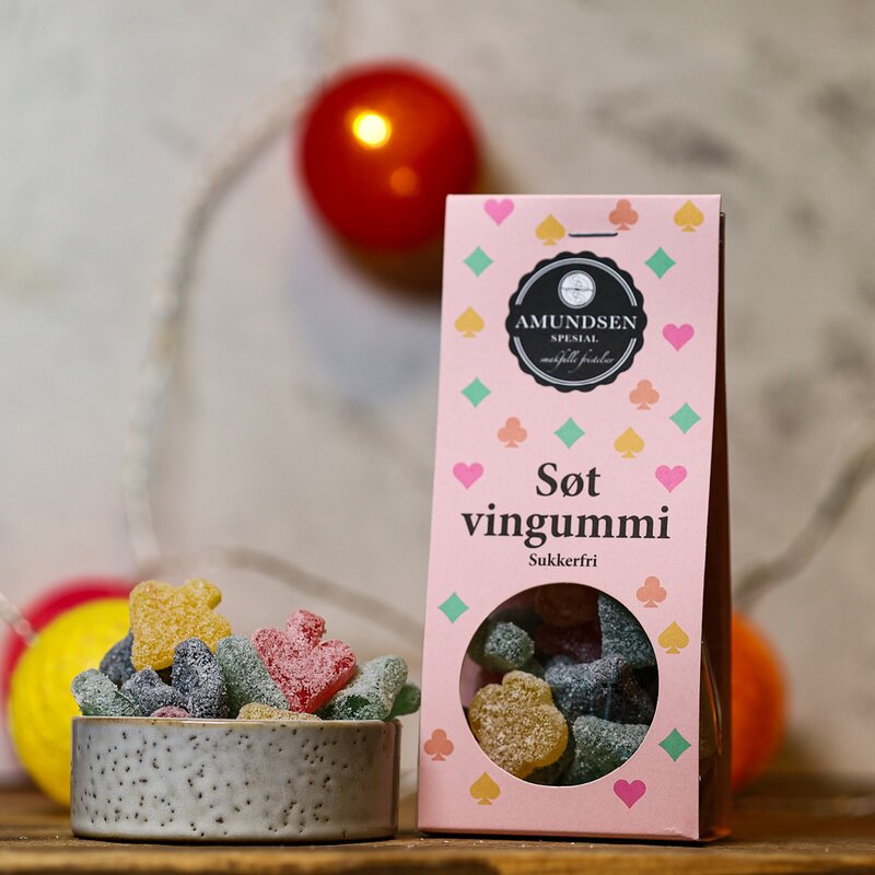 Søt vingummi sukkerfri 130 g
