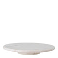 Ellin roterende fat 35,5 cm marmor hvit
