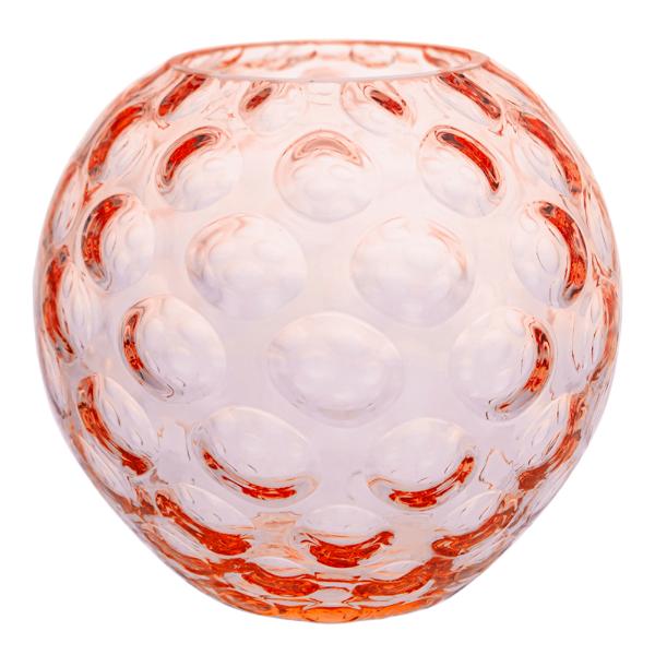 Kugel vase 18 cm rosaline