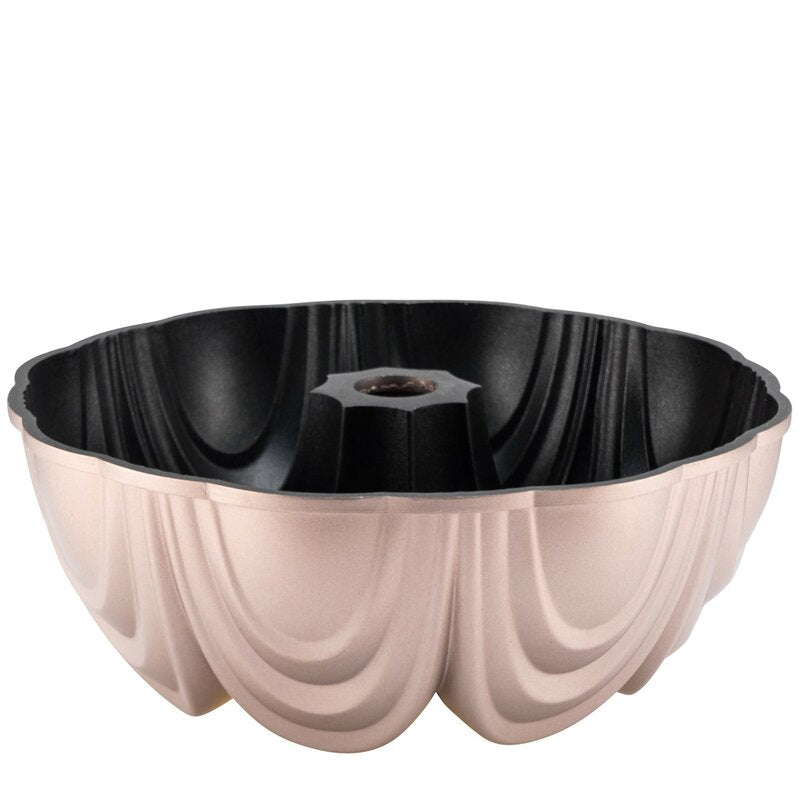 Premium kakeform regnbue 25 cm rose gold