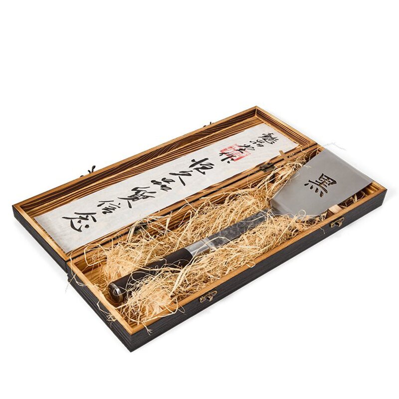 Kuro BBQ stekespade 42 cm brun/rustfri