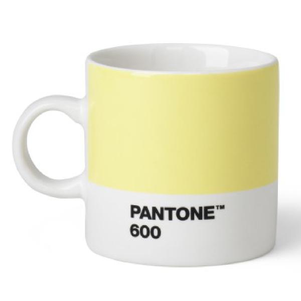 PANTONE espressokopp med hank 12 cl lys gul