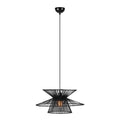 Duplici taklampe 57 cm svart