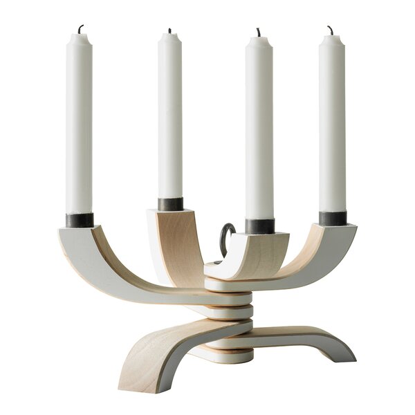 Nordic Light lysestake 20,5 cm hvit