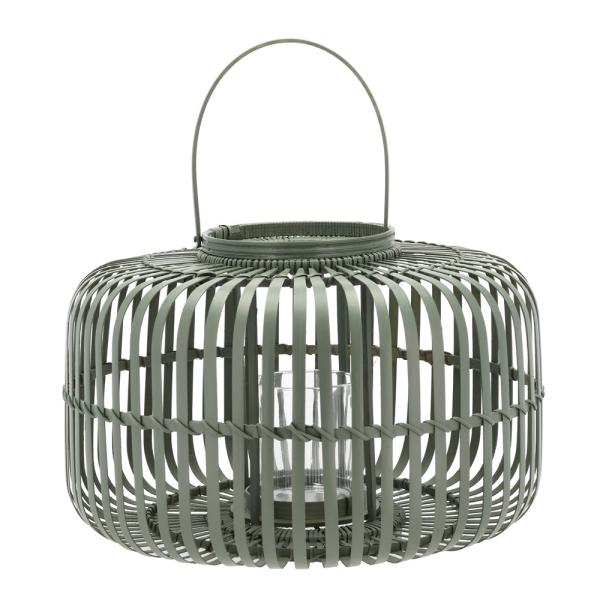 Alia lanterne 38x25 cm dark green
