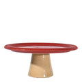Porto kakefat 26,5x11 cm rød/beige