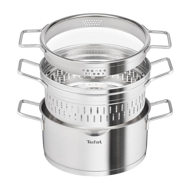 Nordica dampkoker med dampinnsats/lokk 4,8L 24 cm