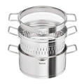 Nordica dampkoker med dampinnsats/lokk 4,8L 24 cm