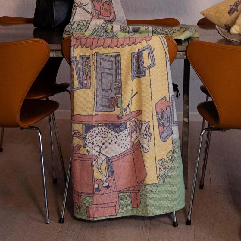 Pippi babypledd 72x105 cm Villa Villekulla
