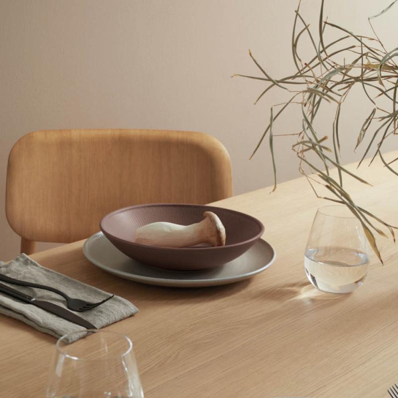 Clay dyp tallerken 23 cm rust
