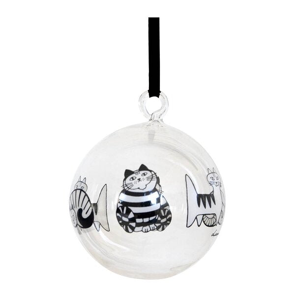 Lisa Larson ornament 8 cm katter