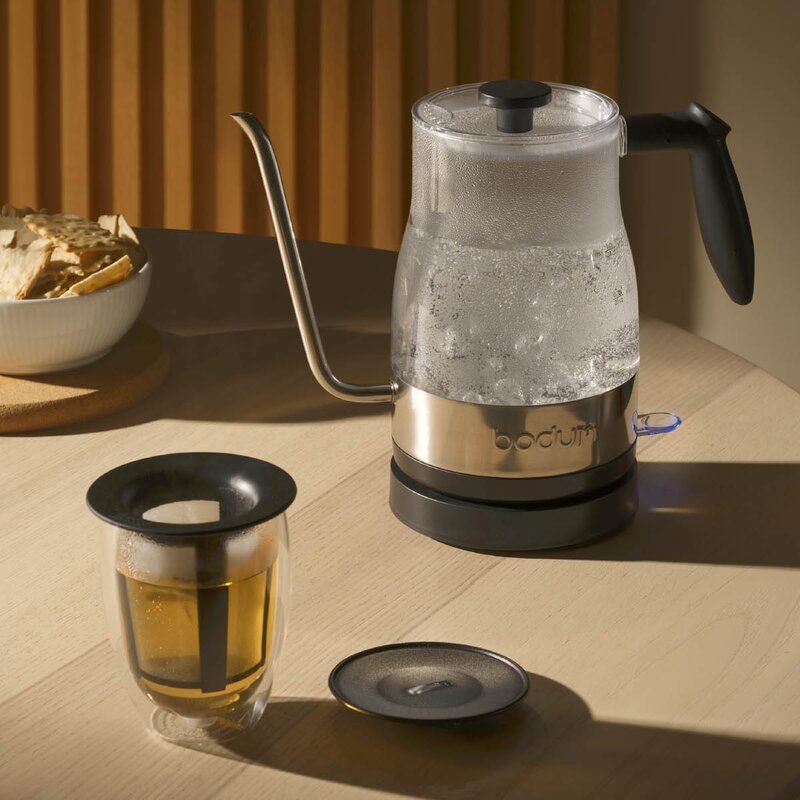 Tea for one teglass m/sil 35 cl svart