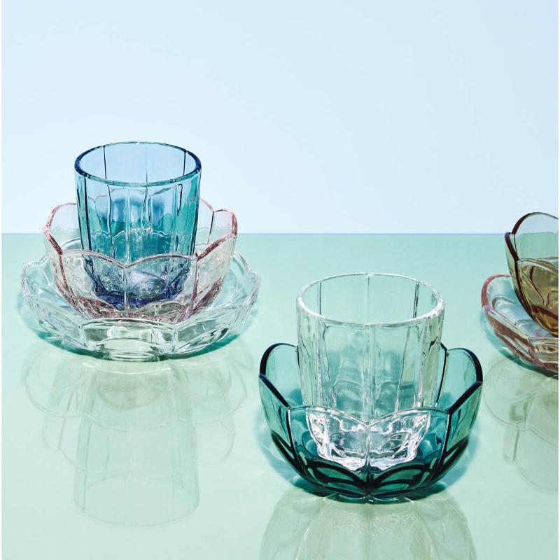 Lily vannglass 32 cl 2 stk blue iris