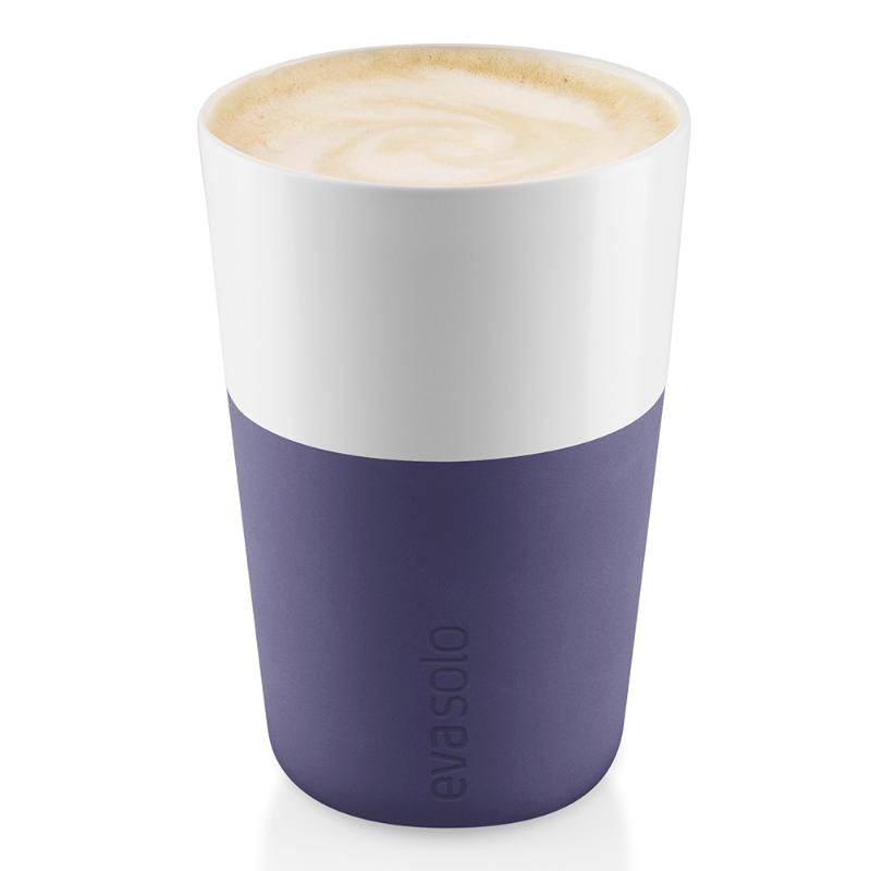 Caffé Latte krus 36 cl 2 stk violet