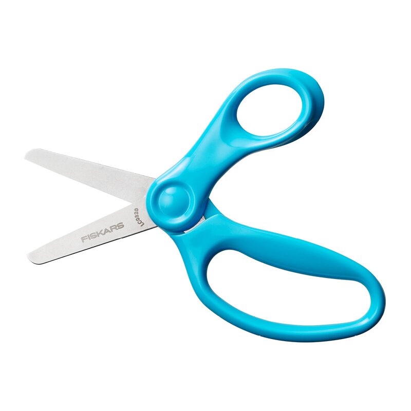 Fiskars Kids saks 6+ år 13 cm turkis