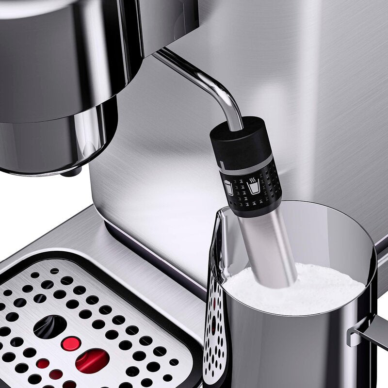 Lumero espressomaker kaffemaskin 1400W stål