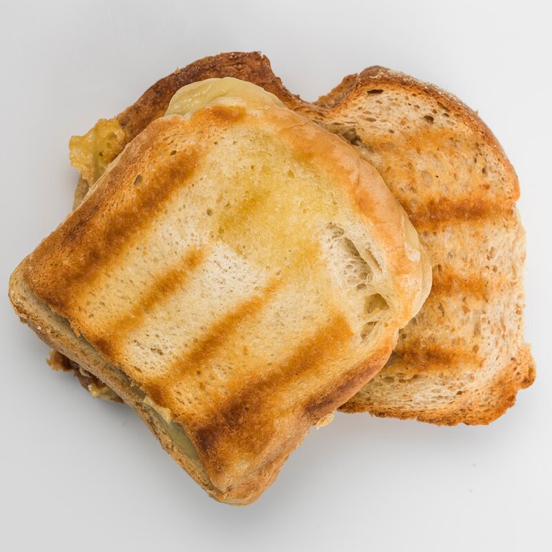 Crispy smørbrødgrill svart