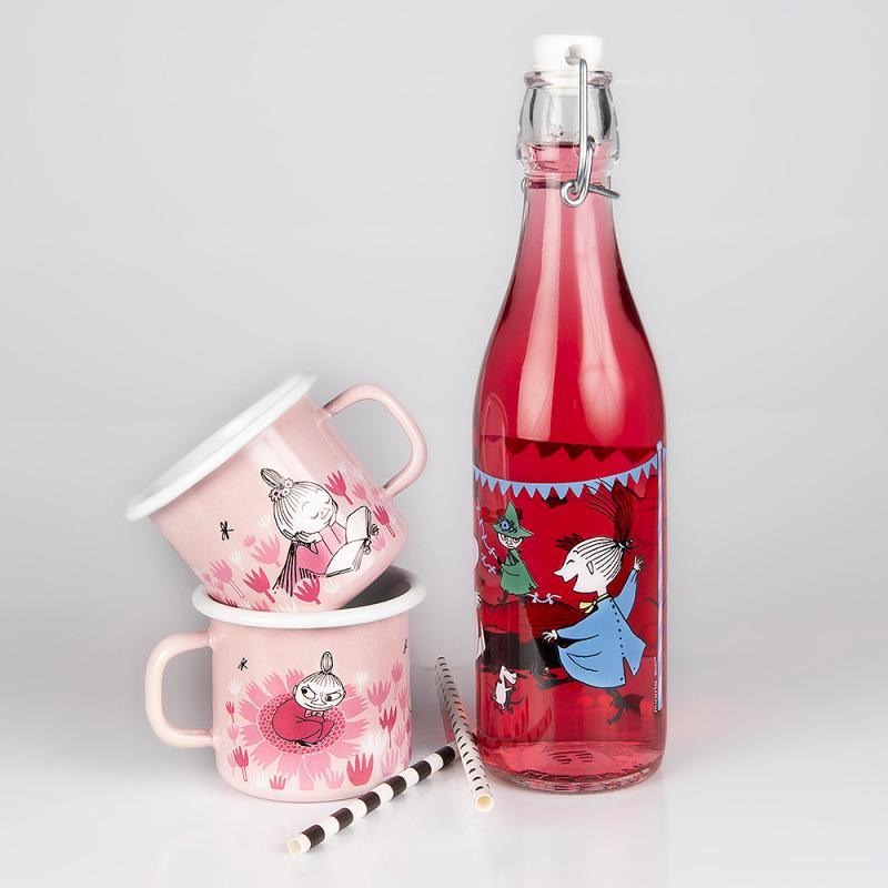 Mummikopp Emalje I hagen 25 cl rosa