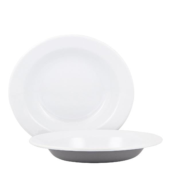 Dyp tallerken 22 cm grå