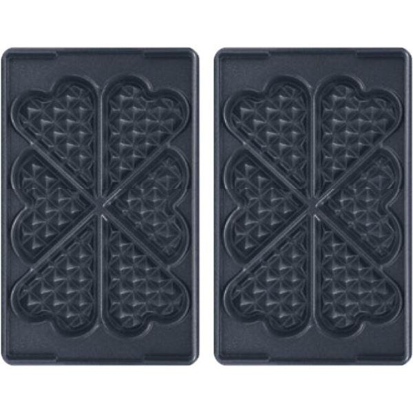 Snack toastjern plater Box 6: hjerte vaffler
