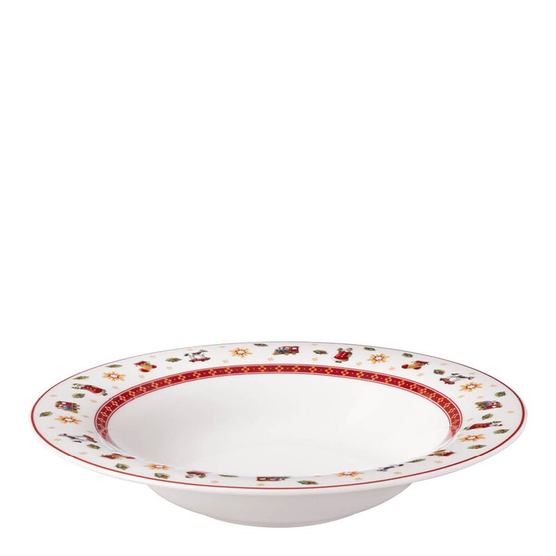 Toy's Delight Special dyp tallerken 23 cm hvit