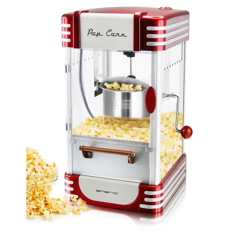 Popcornmaskin 50 g POM-120650 retro rød