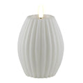Stripe LED kubbelys 10x7,5cm hvit