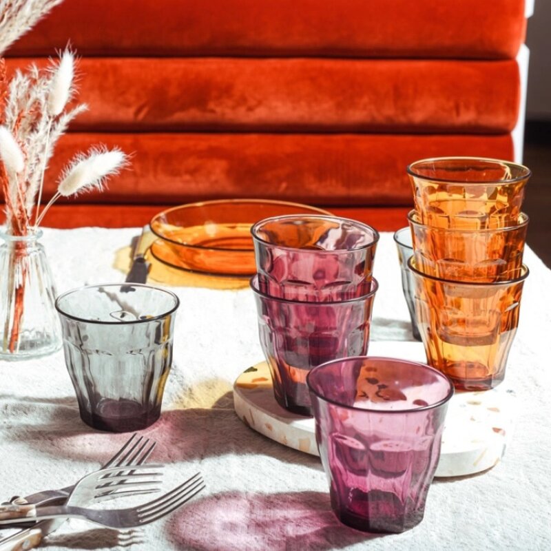 Picardie vannglass 25 cl 4 stk plum