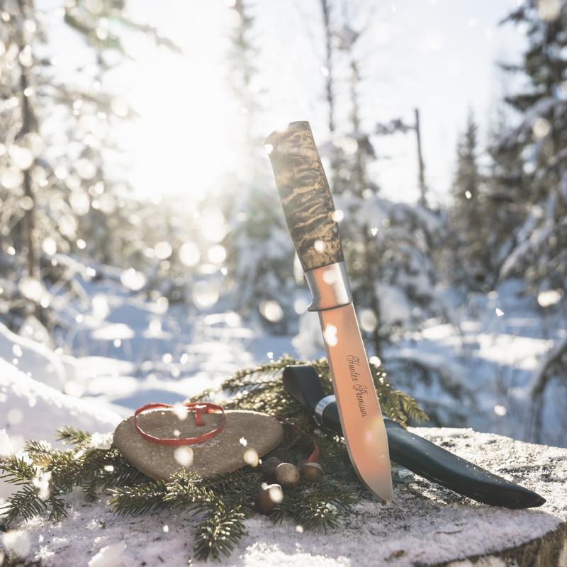 Hunter premium jaktkniv 13,5 cm m/slire