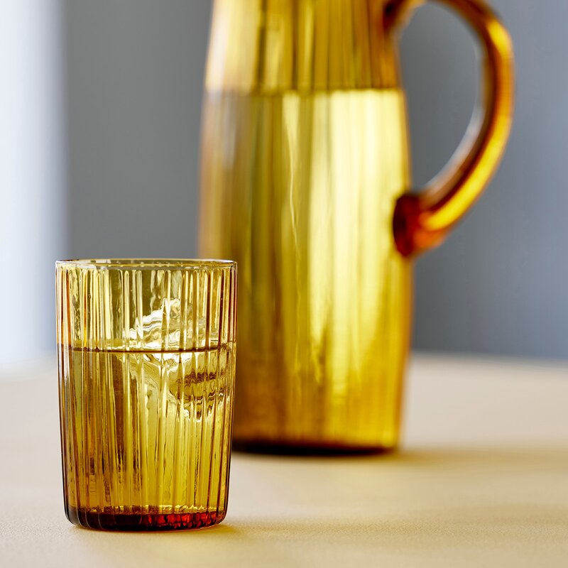 Kusintha vannglass 28 cl 4 stk amber