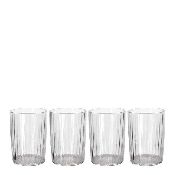 Kusintha vannglass 28 cl 4 stk klar