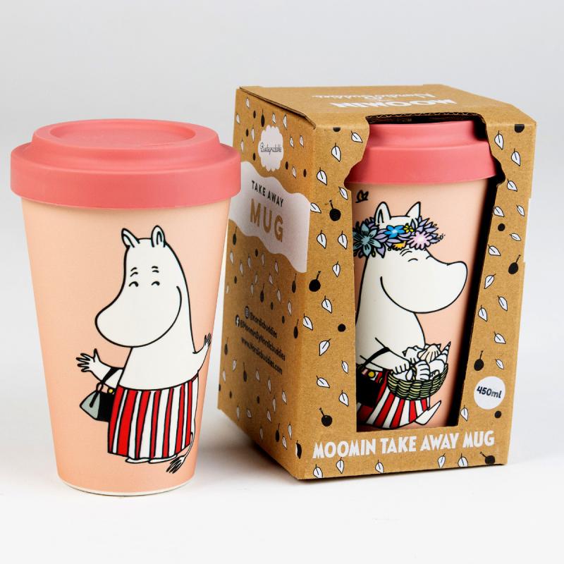 Mummi reisekopp 45 cl Mummimamma i sommerstemning beige