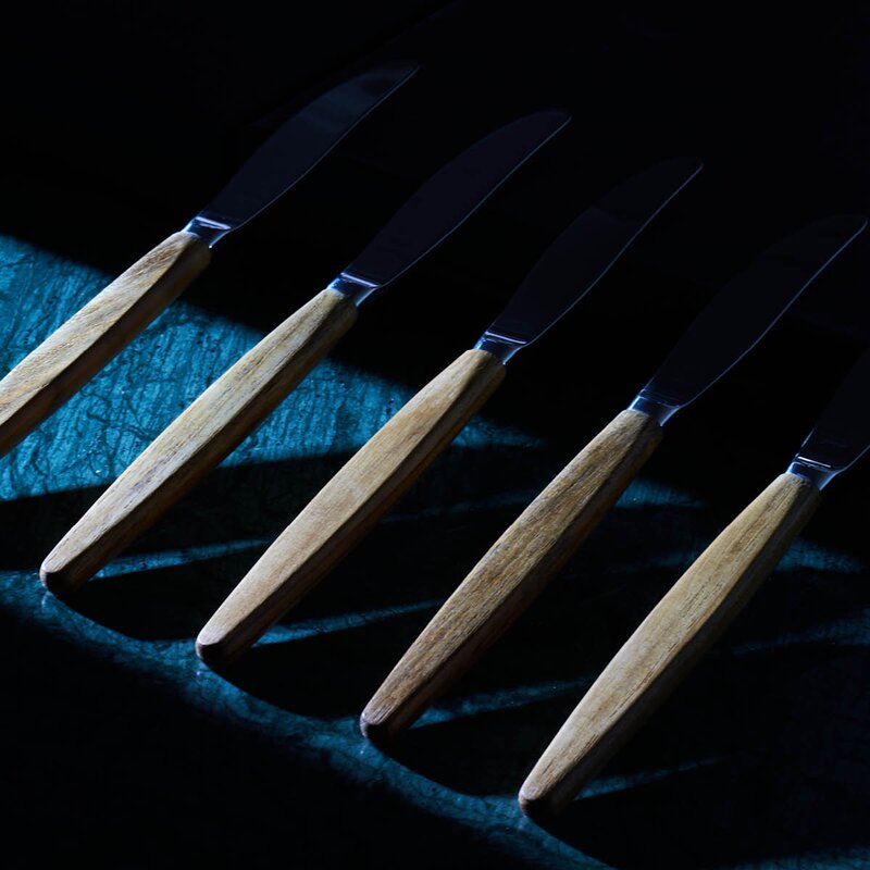 Kniv 21 cm teak
