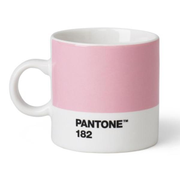 PANTONE espressokopp med hank 12 cl lys rosa