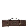 Leather knivveske 41 cm brun