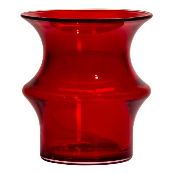 Pagod vase 167 mm rød