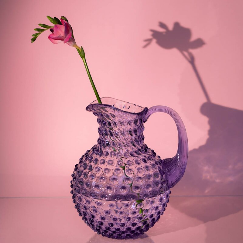 Hobnail karaffel 2L lavender