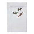 Nordic way juleserviett brodert trompet 50x50 cm