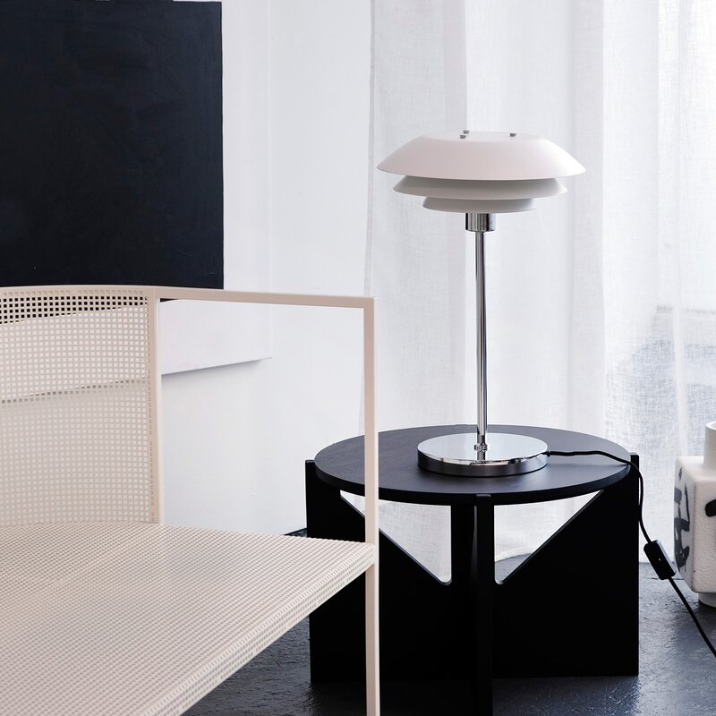 DL31 bordlampe 50 cm hvit