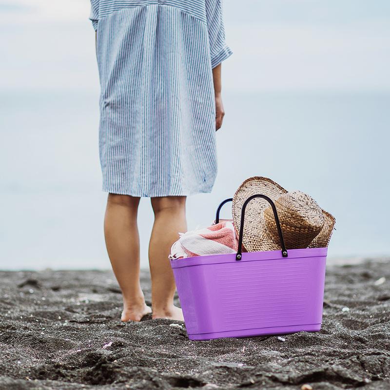 Green Plastic veske stor 15L lilla