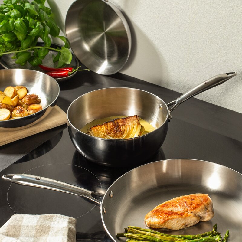 Classic sautepanne 20 cm stål