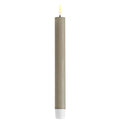 LED kronelys 2,2x24 cm sand
