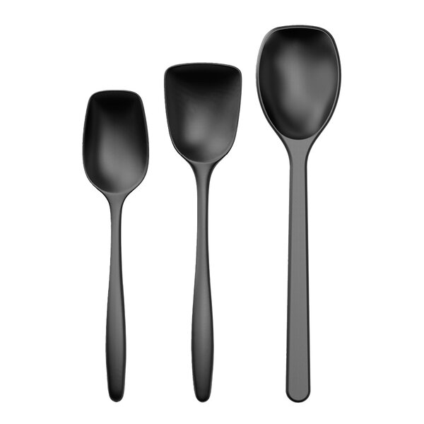Classic gryteskjesett 3 deler carbon black