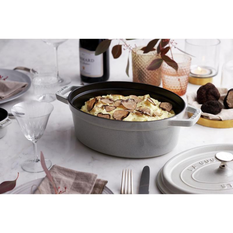 La Cocotte oval gryte 31 cm 5,5L hvit