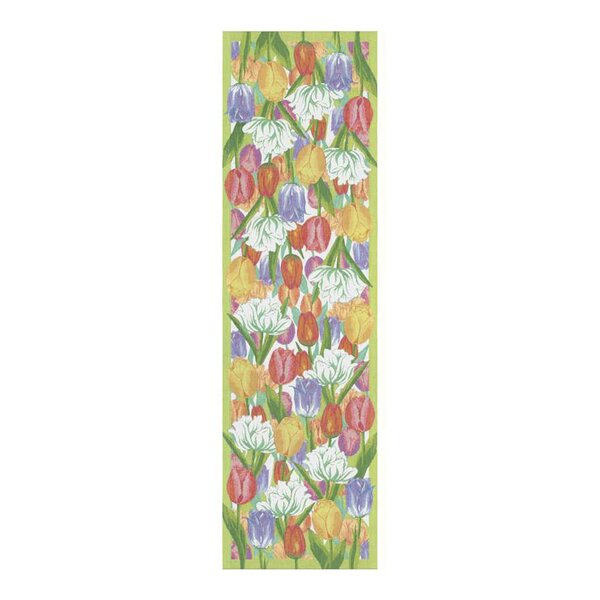 Vårtulipaner løper 35x120 cm