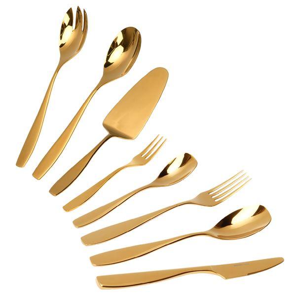 Golden Rose bestikksett 33 deler gull