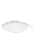 Pesce tallerken fisk 17,6x41,4 cm hvit